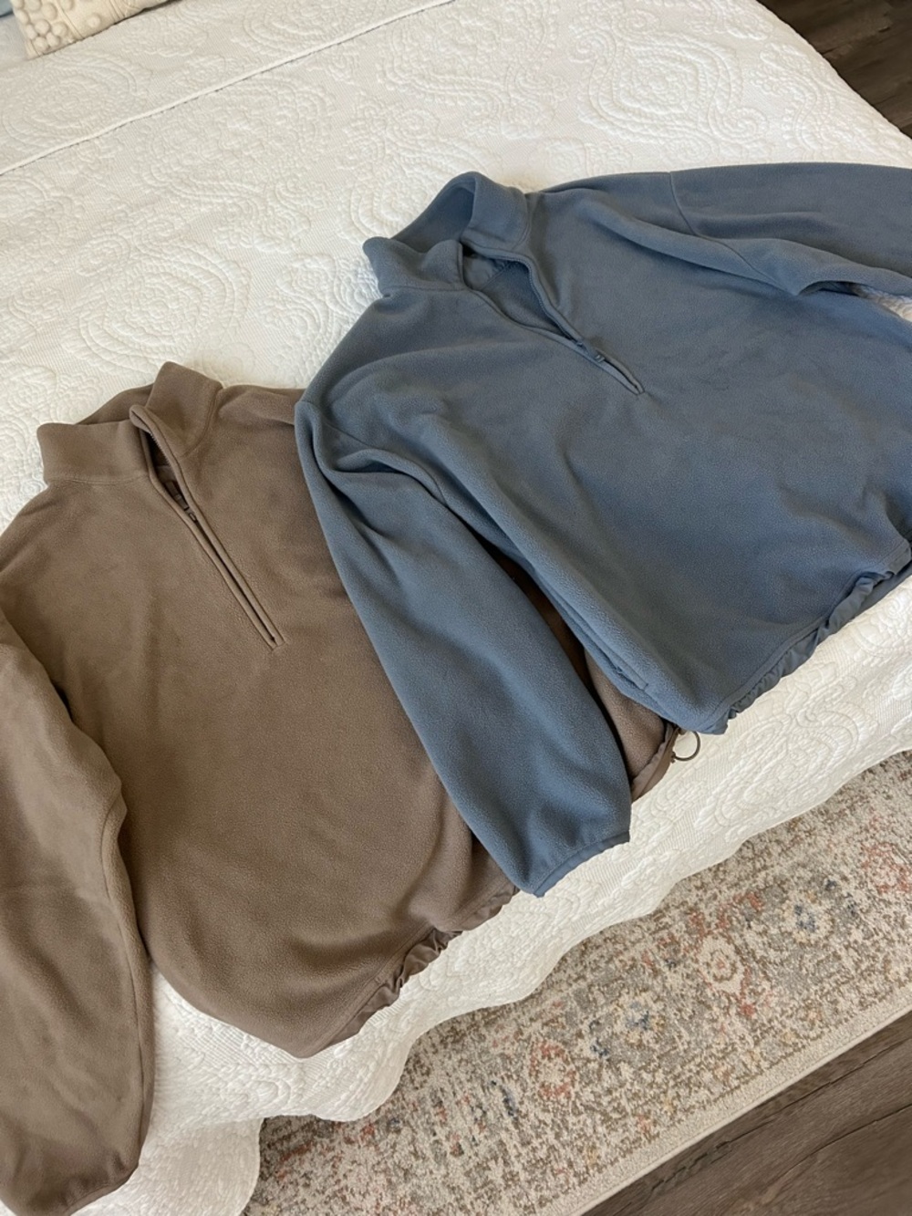 Aritzia Golden Polar 1/4 Zip Fleece